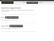 Tablet Screenshot of elitebarbers.com